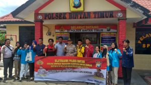 Silaturahmi Polres Bintan Bersama Himpunan Mahasiswa Kabupaten Bintan (HIMKAB) Dalam Rangka Mewujudkan Kamtibmas Yang Kondusif