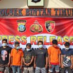 8 Orang Pelaku Pengeroyokan Diamankan Unit Reskrim Polsek Bintan Timur