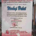 Warkop Halat Mendapat Apresiasi dari PMI Labuhanbatu