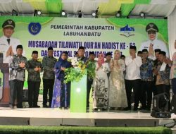 Bupati Labuhanbatu Erik Adtrada Ritonga, Secara Resmi Tutup Kegiatan MTQ Tahun 2023