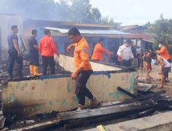 Peduli Bencana, BPBD Labuhanbatu Turunkan personil Tanggulangi Bencana kebakaran