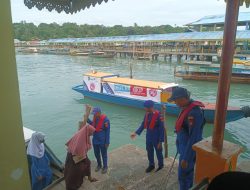 Antisipasi Cuaca Ekstrem, Polsek KKP Berikan Himbauan Kepada Penambang Boat Pancung