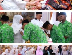 Memasuki Rumah Dinas, Bupati Labuhanbatu Berikan Santunan ke Anak Panti Asuhan