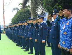 Lanud Raja Haji Fisabilillah Laksanakan Upacara Peringatan Hari Lahir Pancasila Tahun 2023