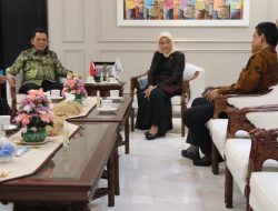 Gubernur Ansar Bahas Alat Workshop BLK Karimun dengan Menteri Tenaga Kerja RI Ida Fauziyah 