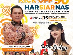 Kick-off Harsiarnas Ke-90 Dilakukan Sabtu 15 Juli di Pelataran Tugu Sirih Tanjungpinang