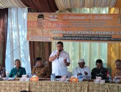 Anggota DPRD Provsu Edi Susanto Ritonga Laksanakan Sosialisasi Raperda Sosper