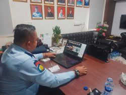 Karutan Kelas IIA Batam Ikuti Revitalisasi dan Penyematan UPP Secara Virtual