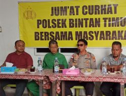 Kembali Polres Bintan Buka Forum Terbuka Untuk Menampung Aspirasi dan Keluhan Masyarakat