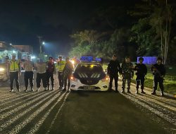 Patroli Skala Besar Polres Bintan Bersama TNI Ciptakan Kamtibmas Yang Kondusif Menjelang Pergantian Tahun