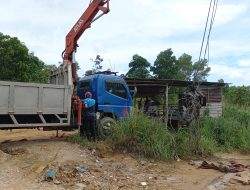 Polisi Razia Tambang Pasir Ilegal di Kampung Banjar Desa Gunung Kijang