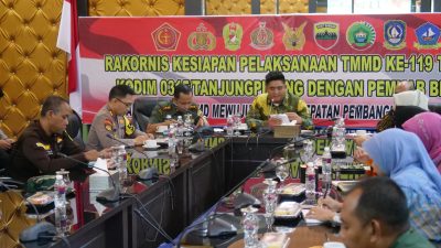 Pemerintah Kabupaten Dukung Kesiapan TMMD Ke 119 Kodim 0315/Tanjungpinang