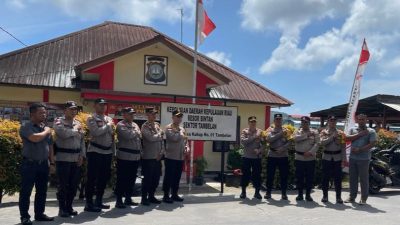 Kapolda Kepri dan Kapolres Bintan Kunjungan Kerja Ke Polsek Tambelan