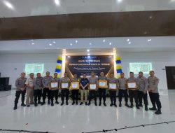 Polres Bintan Kembali Terima Penghargaan dari Kanwil DJPb Provinsi Kepri Sebagai Peringkat 1 Pengelolaan Anggaran Periode Tahun 2023