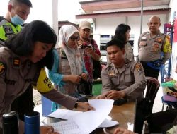 Pasca Pemilu, Tim Polres Labuhanbatu Peduli kesehatan Turunkan Tim Dokter Polri