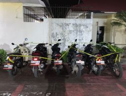 6 Unit Sepeda Motor Tak Bertuan Berhasil Diamankan Polisi di Uban