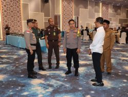 Polres Bintan Lakukan Pengamanan Rekapitulasi Perolehan Suara Tingkat Kabupaten Bintan