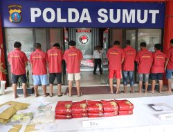 Polda Sumut Tuntut Mati 22 Pengedar Narkoba dan Sita Barang Bukti 1.3 Ton