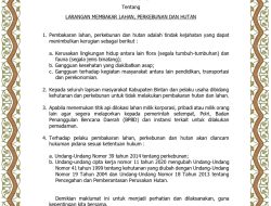 Kapolres Bintan Keluarkan Maklumat Larangan Membakar Hutan dan Lahan