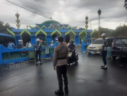 Personel Polres Bintan Lakukan Pengamanan Sholat Idul Fitri 1445 H