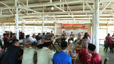 Masih Suasana Lebaran, Kapolres Bintan Kembali Laksanakan Jumat Curhat