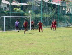 Kapolres Bintan Ajak Personel Main Bola, Salah Satu Bukti Dukung Timnas Indonesia U-23 di Ajang AFC 2024