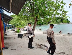 Patroli tempat wisata, Polisi berikan Tips aman kepada pengunjung Pantai