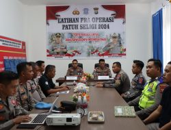 Jelang Operasi Patuh Seligi 2024, Polres Bintan Laksanakan Latpraops