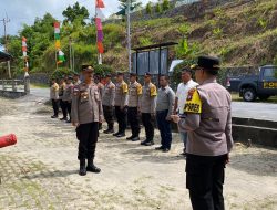 Kapolres Polres Bintan Kunjungan Kerja Ke Polsek Tambelan, Personel Jangan Melakukan Tindakan Yang Dapat Mencoreng Institusi