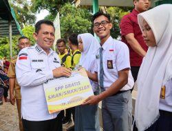 Program Gubernur Ansar Gratiskan SPP Untuk Anak-Anak SMA/SMK dan SLB Terealisasi