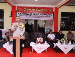 Jumat Curhat Kapolresta di Polsek Tanjungpinang Barat