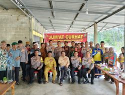 Jumat Curhat Polres Bintan di Desa Toapaya