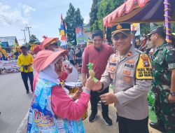 Kembali Personel Polres Lakukan Pengamanan Pawai Budaya Tingkat Kecamatan