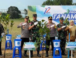 Partisipasi Kapolres Bintan Laksanakan Program Tanam Pohon Bersama Dalam Rangka HUT Air Nav ke-12