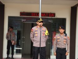 Apel Pagi Yang Dipimpin Kapolres Bintan, Ini Penekanannya Kepada Personel Polres Bintan