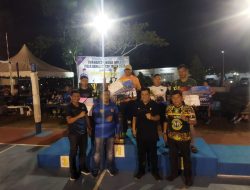 Kembali, Polres Bintan Raih Juara 1 Turnamen Voli Danlanal Bintan Cup