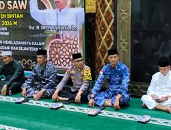 Peringatan Maulid Nabi Muhammad SAW Tingkat Kabupaten Bintan, Kapolres Bintan Ajak Masyarakat Tauladani Kehidupan Nabi