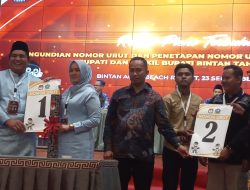 Paslon Roby Deby Peroleh Nomor Urut 1, Nomor 2 Kosong