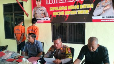 Polisi Ungkap Kasus Curanmor Hingga Pelaku Maling Kotak Amal di Bintan Timur